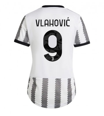 Juventus Dusan Vlahovic #9 Hjemmedrakt Kvinner 2022-23 Kortermet